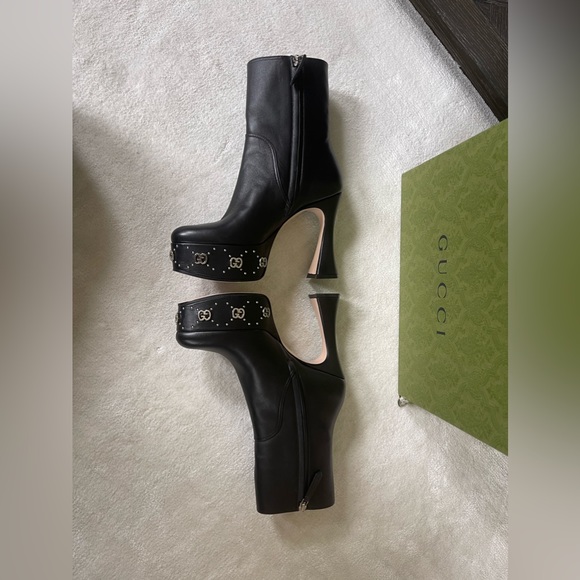Gucci | Interlocking G leather boots - Picture 7 of 8
